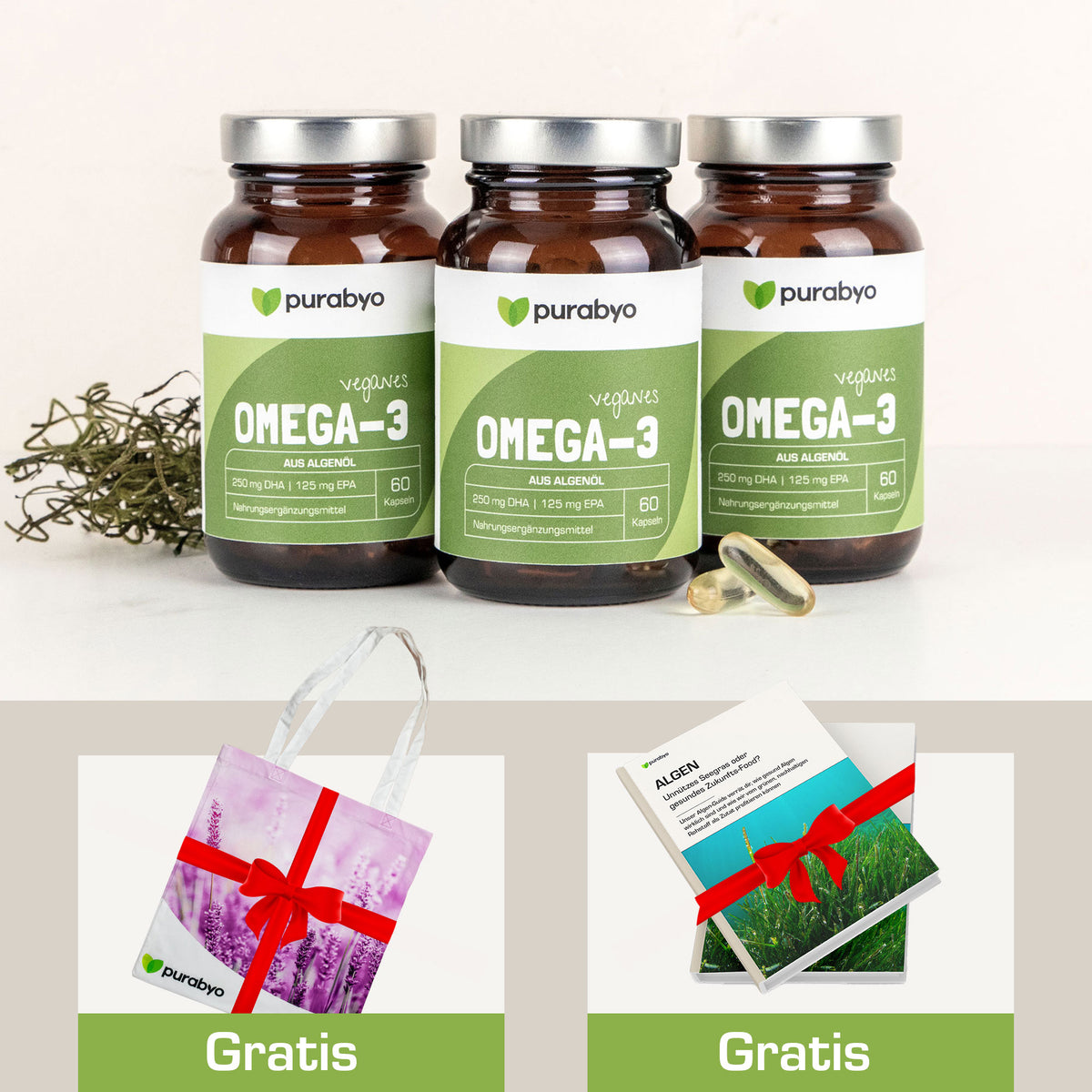 Omega-3 Algenöl Vorteilspaket