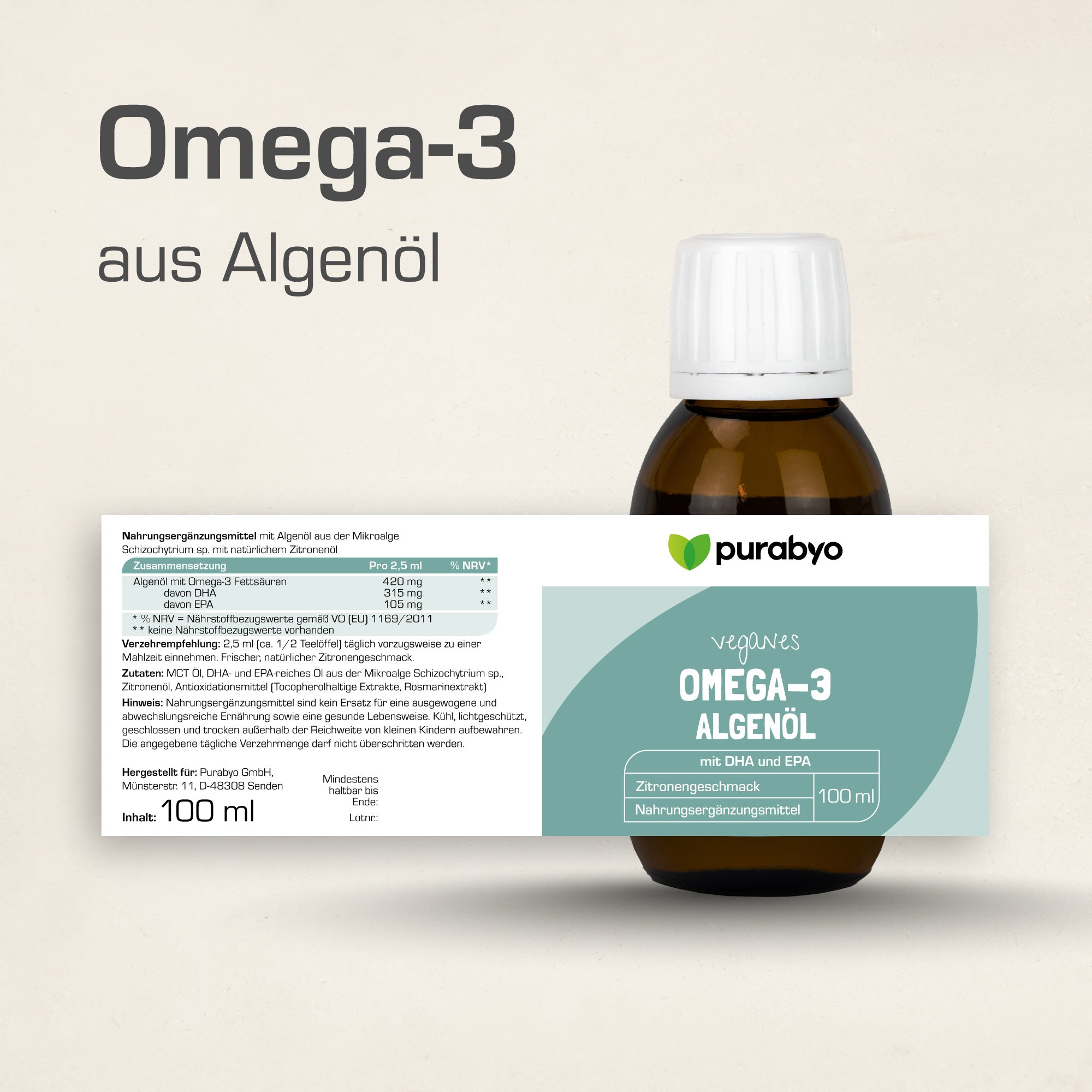OMEGA-3 ALGENÖL FLÜSSIG