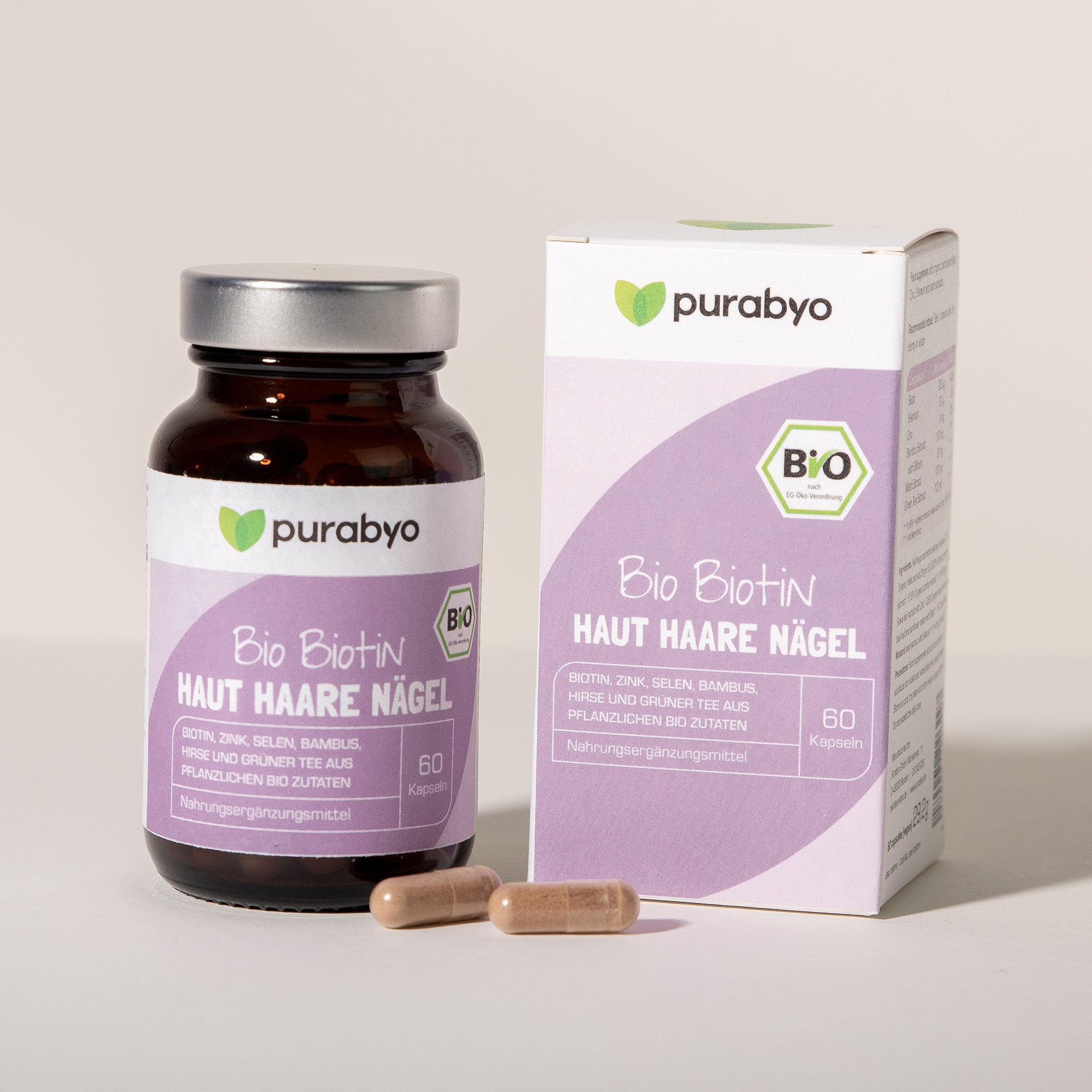 Bio Biotin - Haut, Haare, Nägel