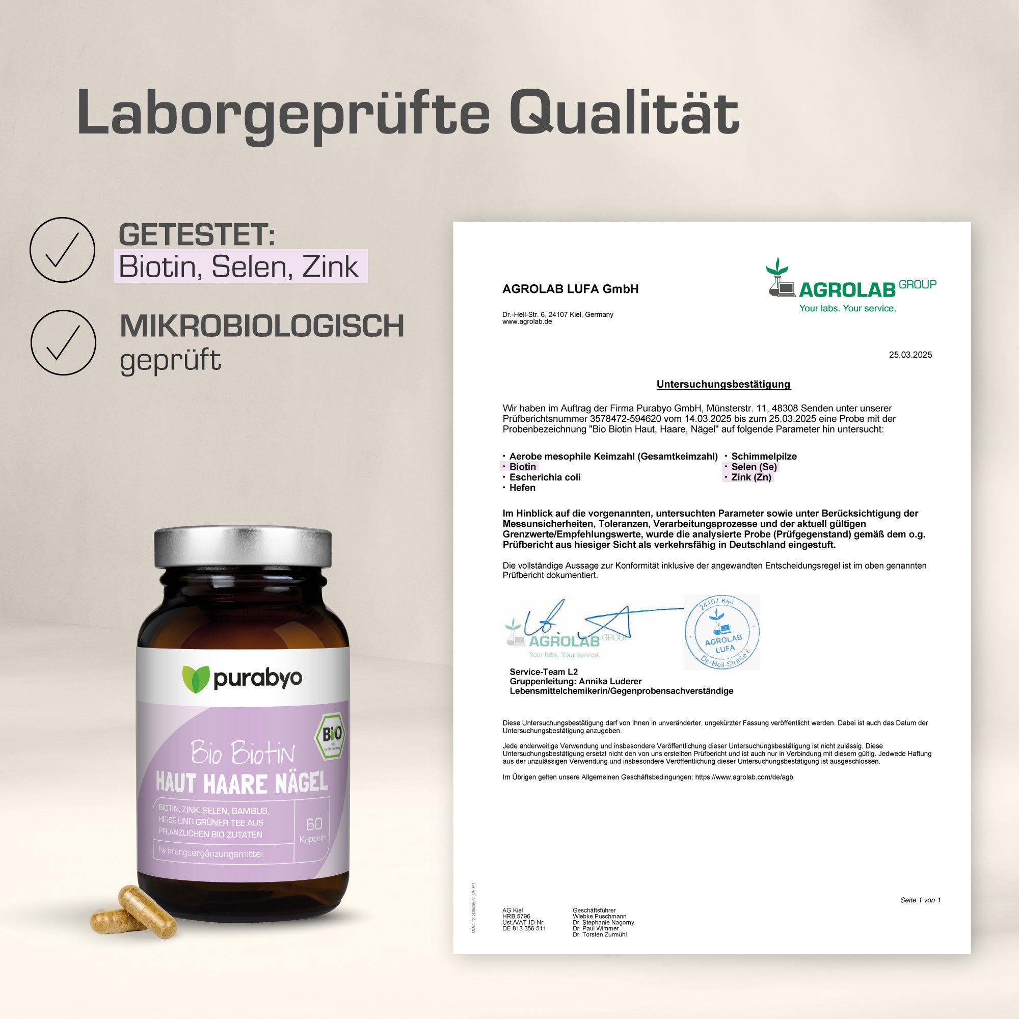 BIO BIOTIN Haut, Haare, Nägel