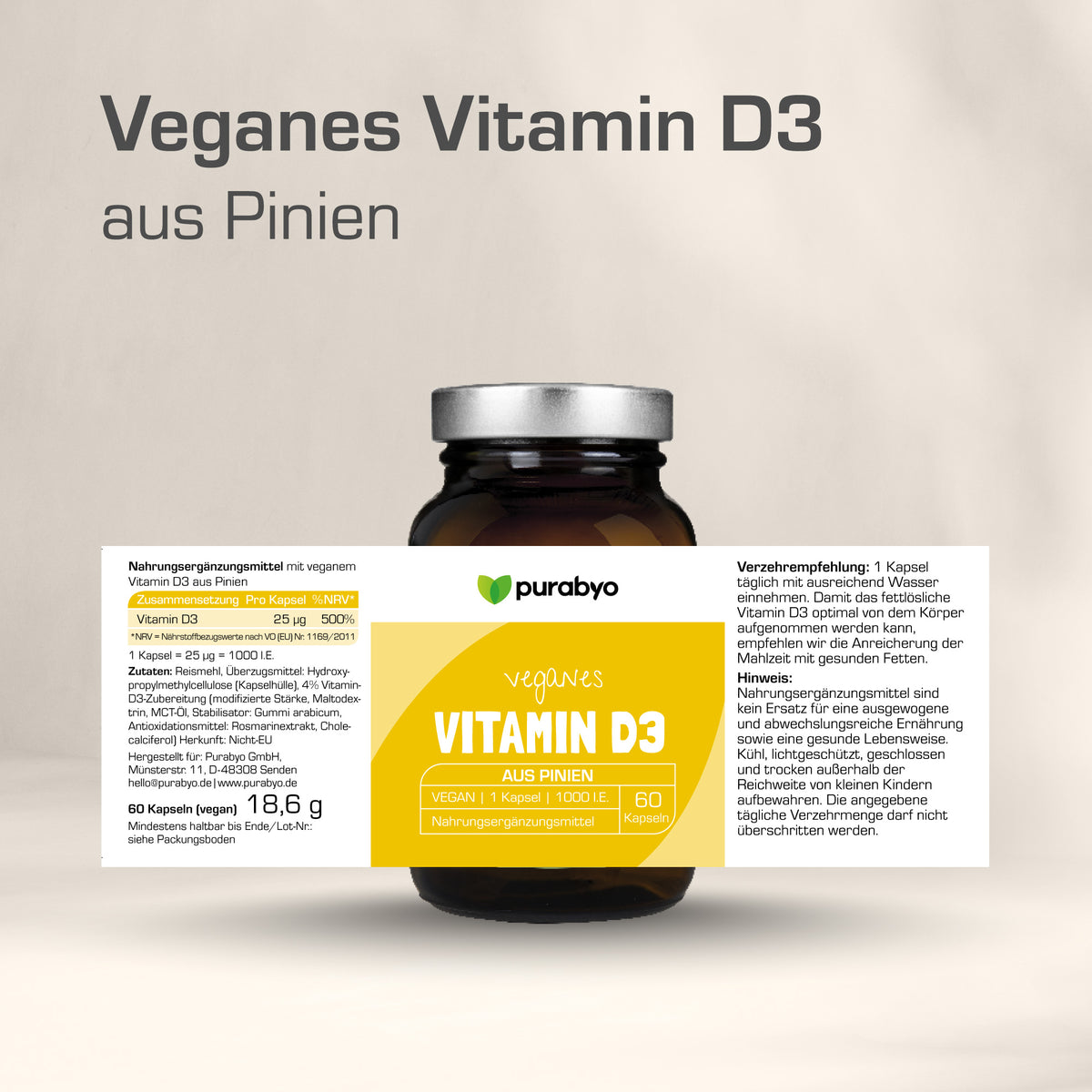Vitamin D3 Kapseln