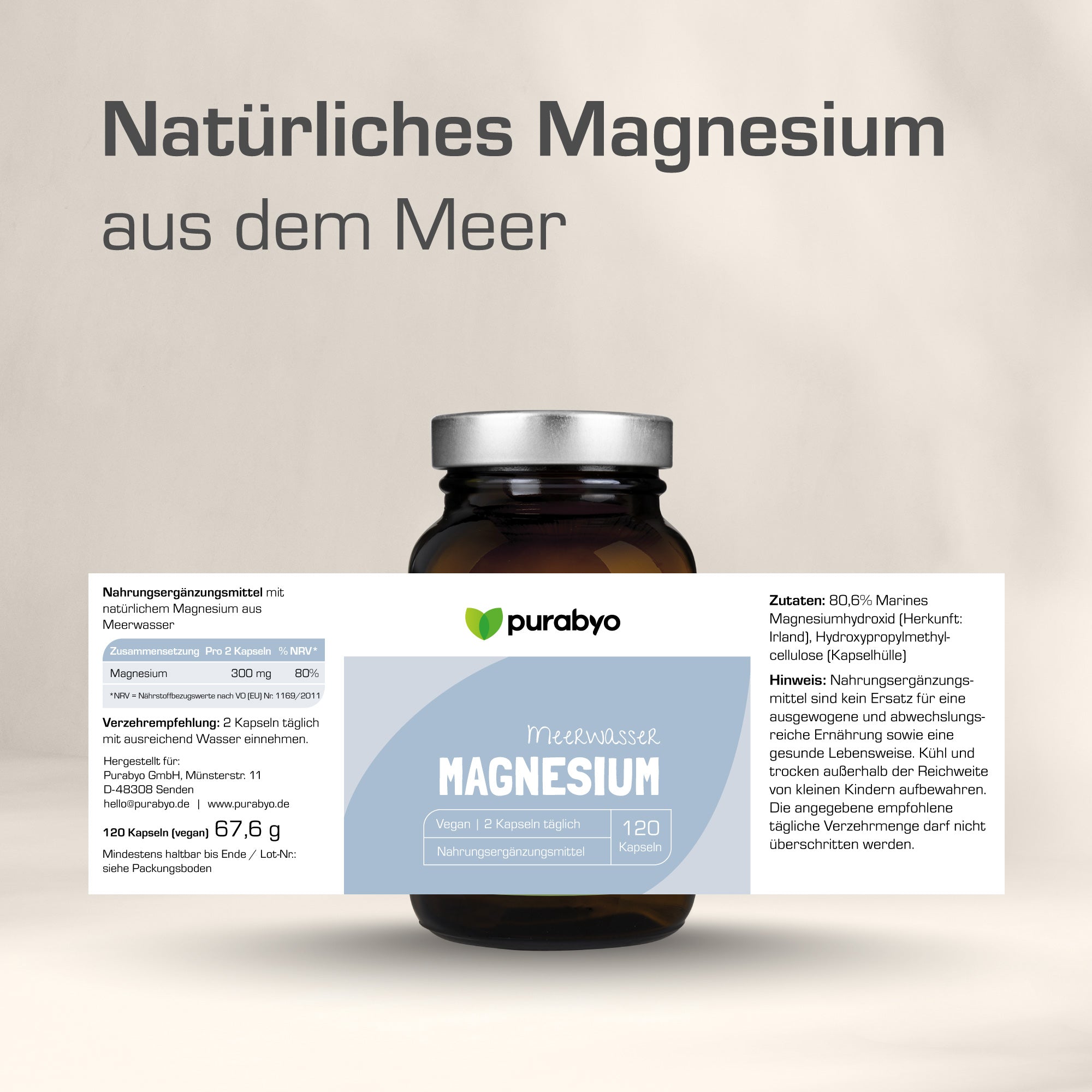 NATÜRLICHES MAGNESIUM Aquamin™