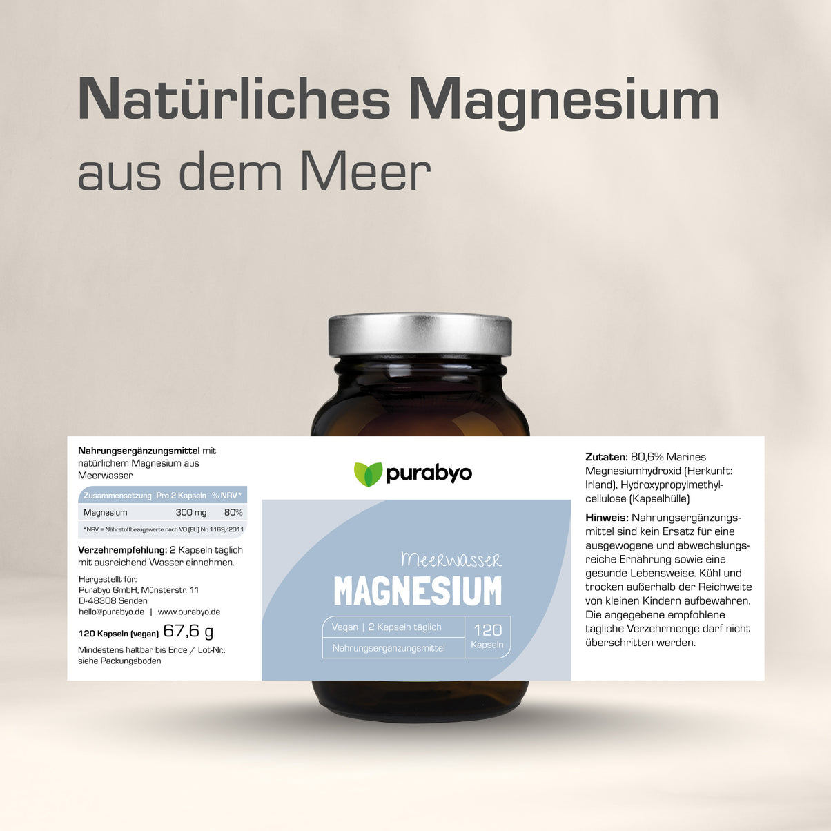 NATÜRLICHES MAGNESIUM Aquamin™