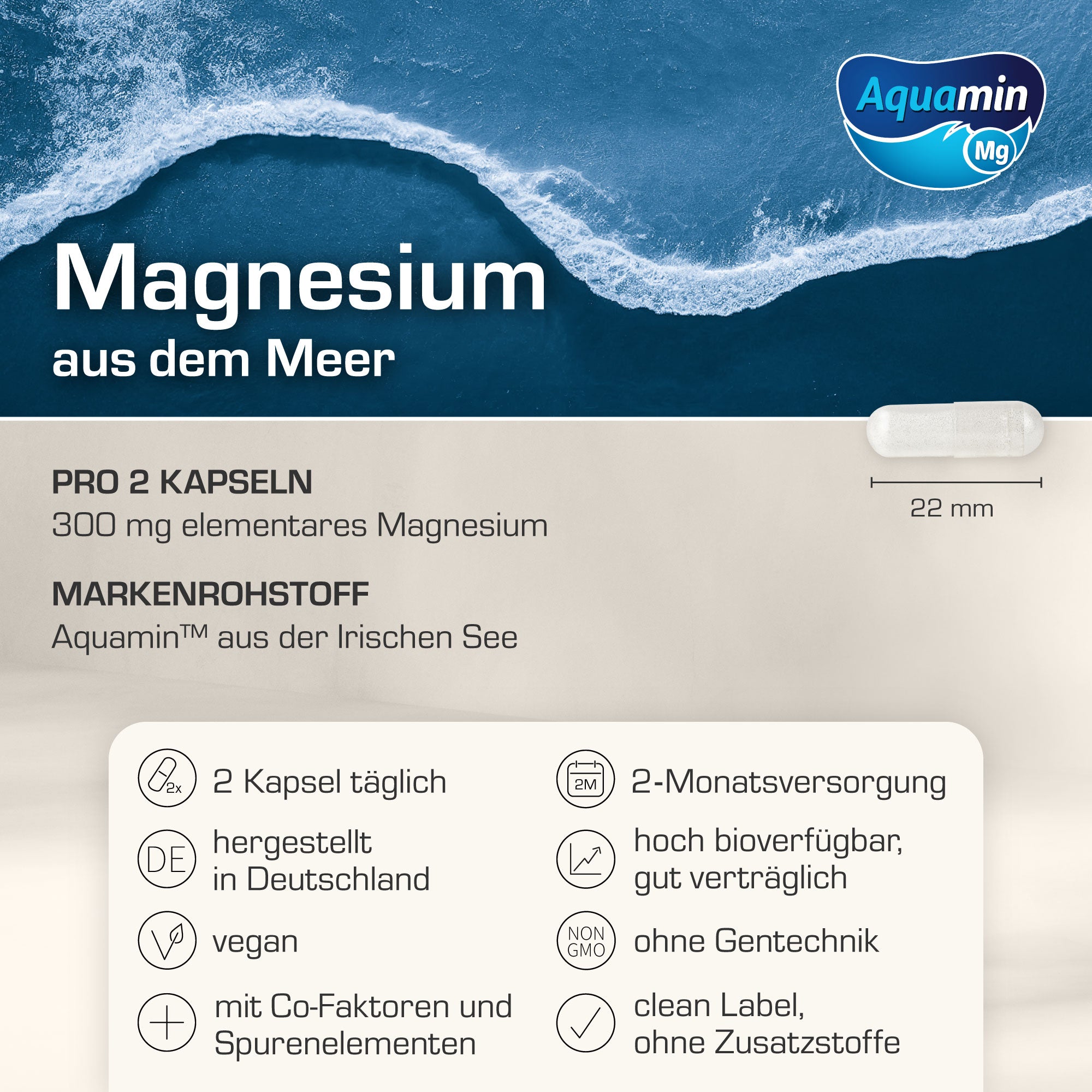 NATÜRLICHES MAGNESIUM Aquamin™