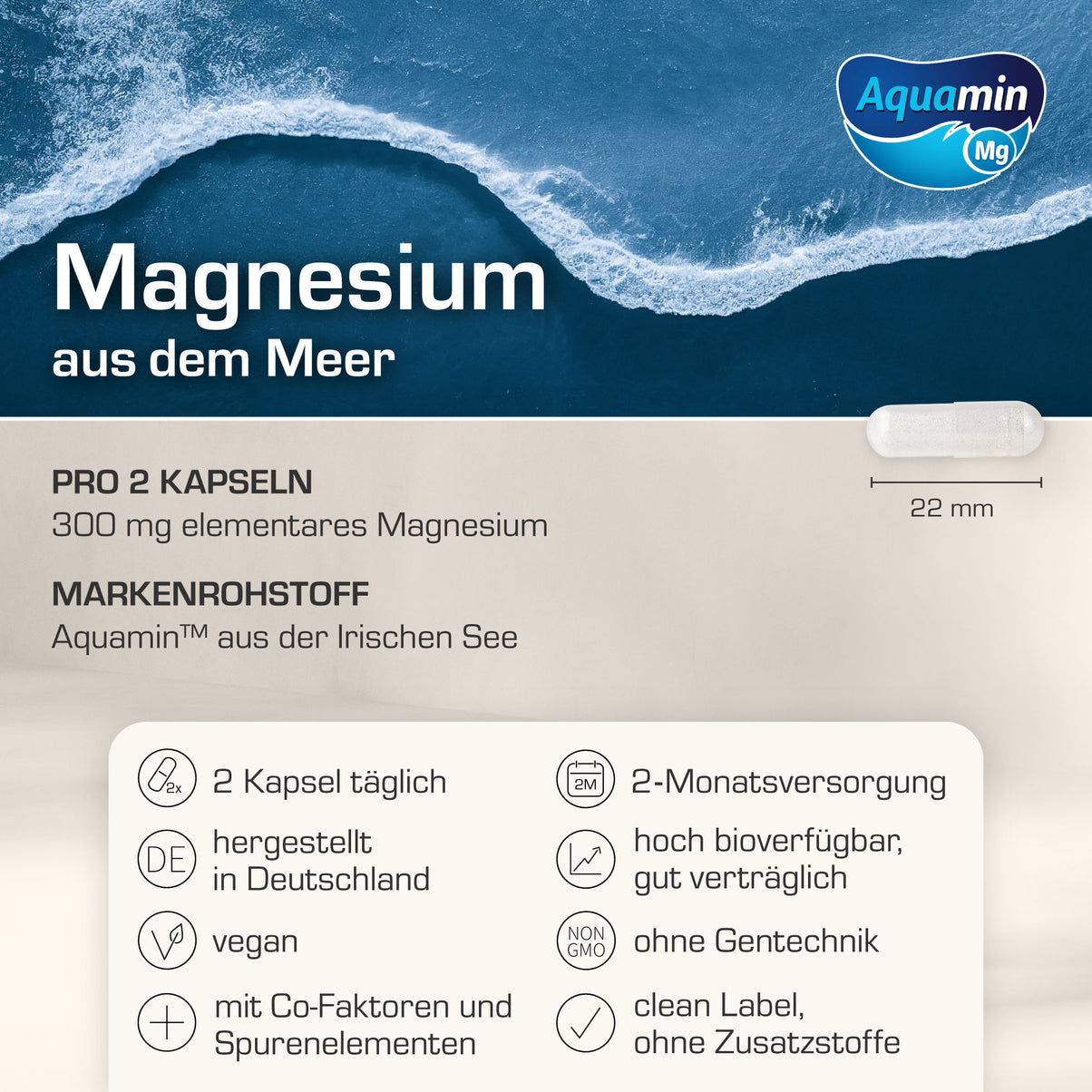 NATÜRLICHES MAGNESIUM Aquamin™
