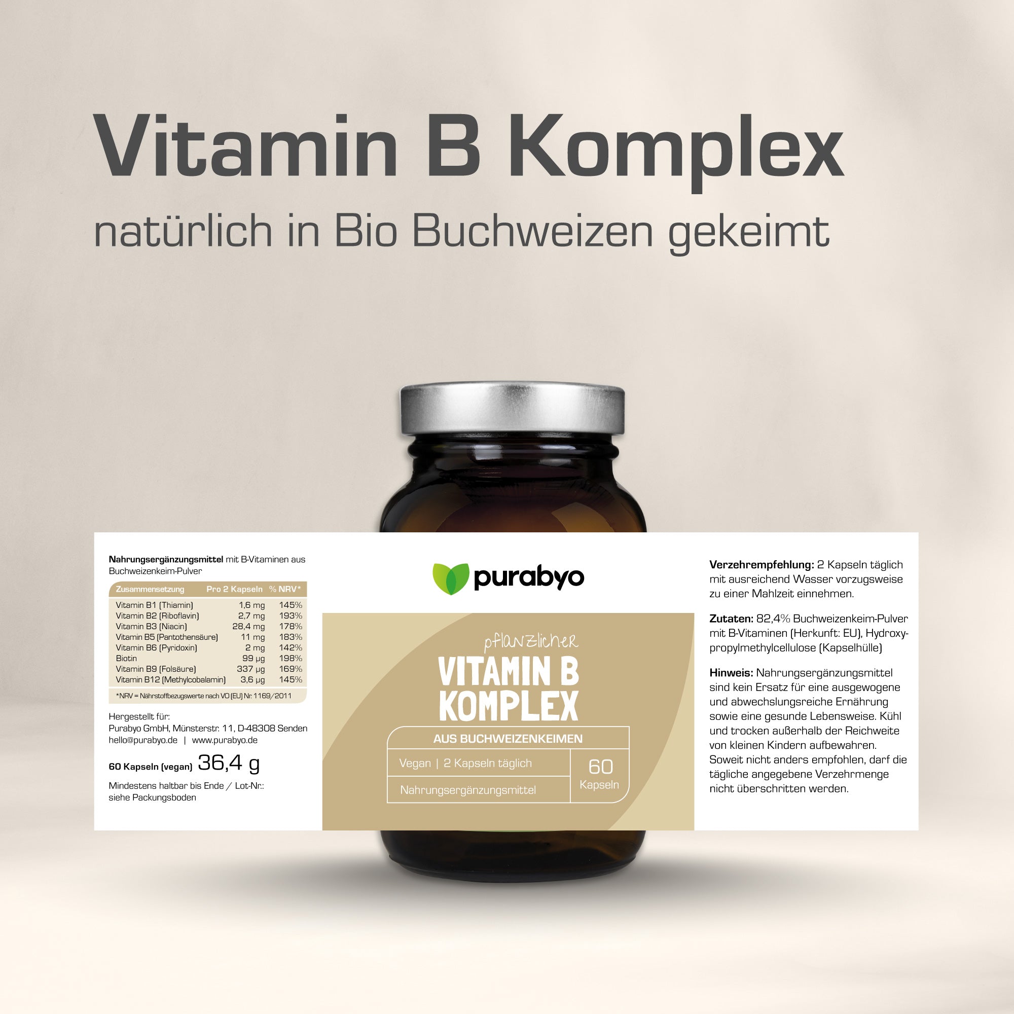 VITAMIN B KOMPLEX PFLANZLICH