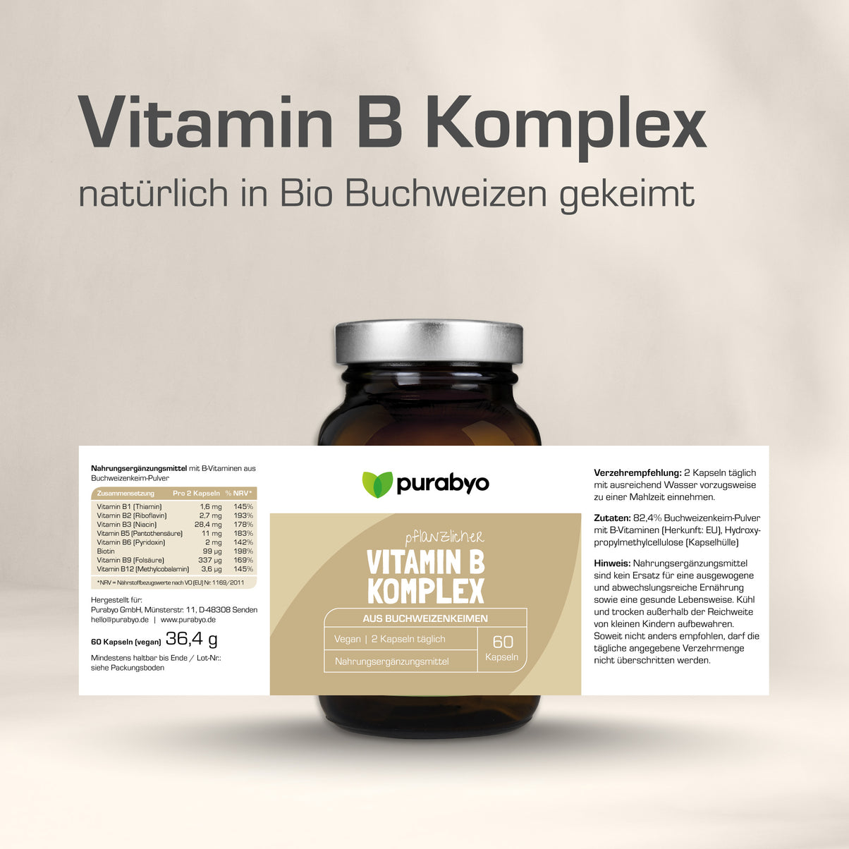 VITAMIN B KOMPLEX PFLANZLICH