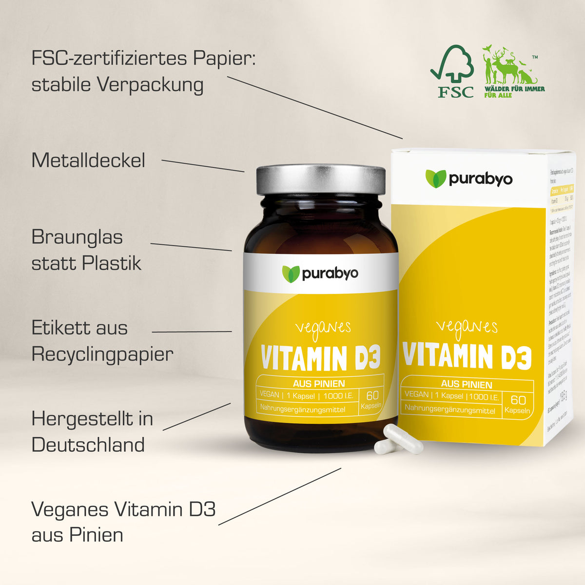 Vitamin D3 Kapseln