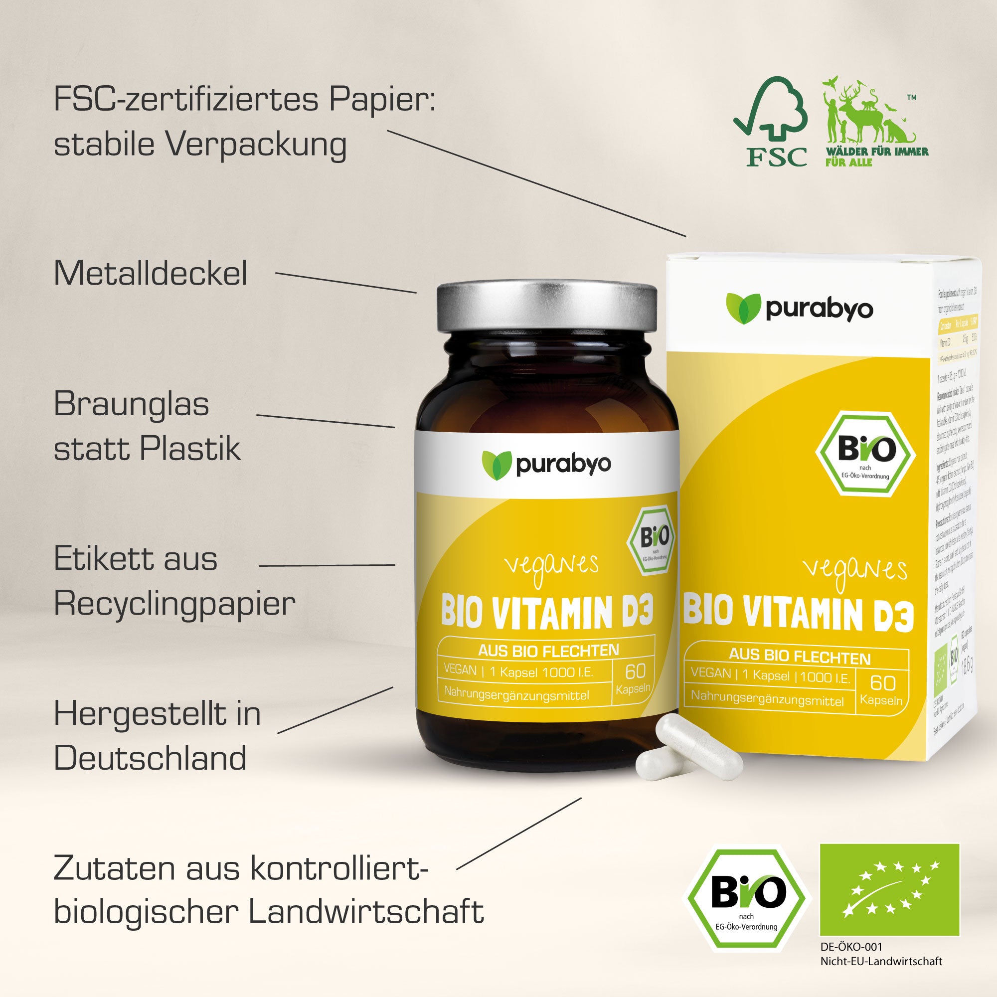 BIO VITAMIN D3 KAPSELN