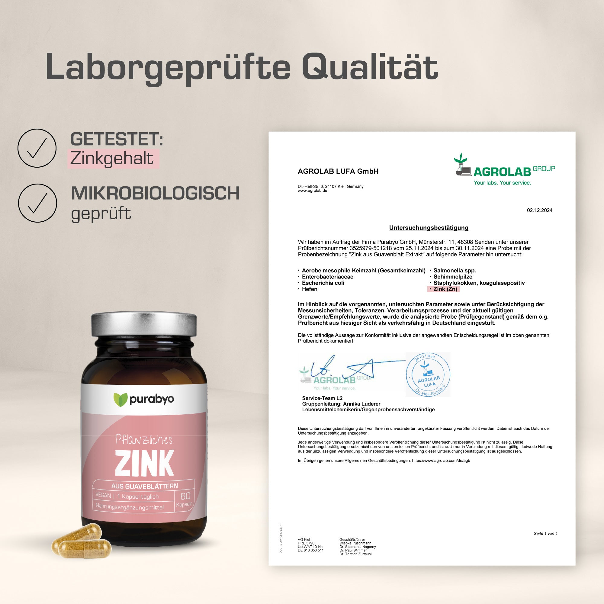 ZINK KAPSELN PFLANZLICH