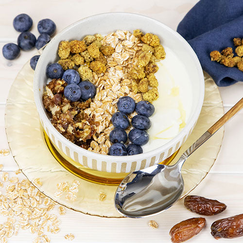 Maulbeeren-Joghurt Bowl