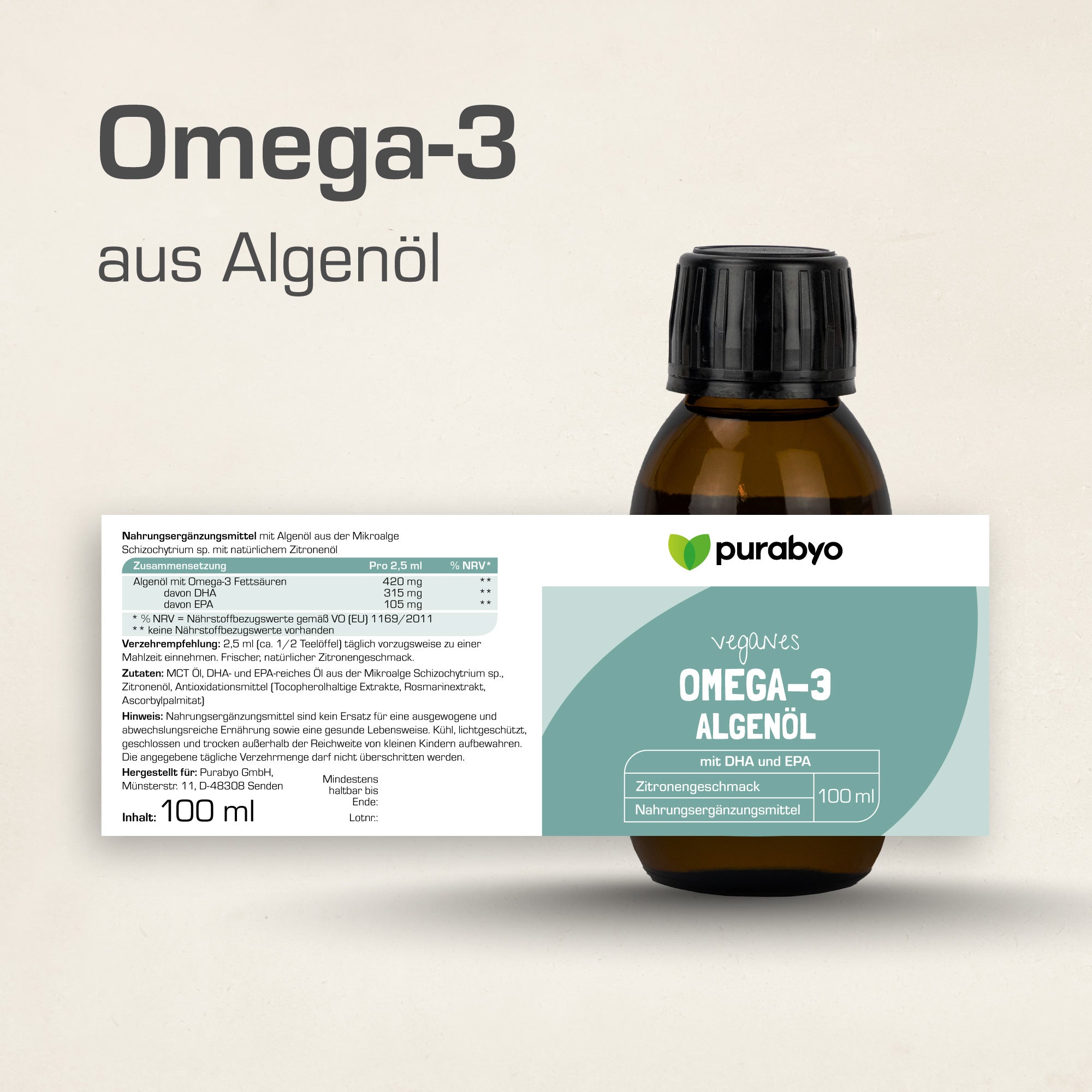 OMEGA-3 ALGENÖL FLÜSSIG
