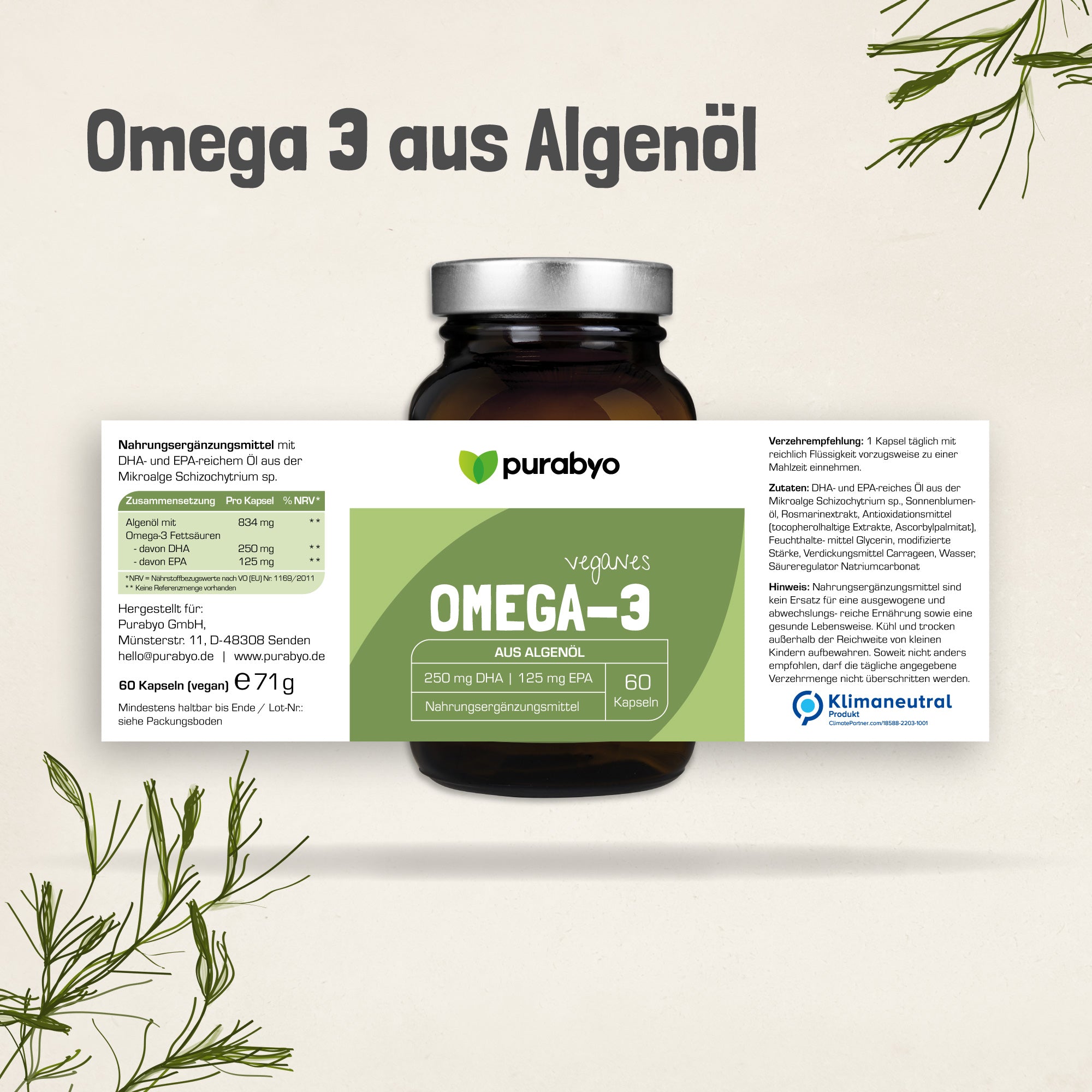 OMEGA-3 ALGENÖL