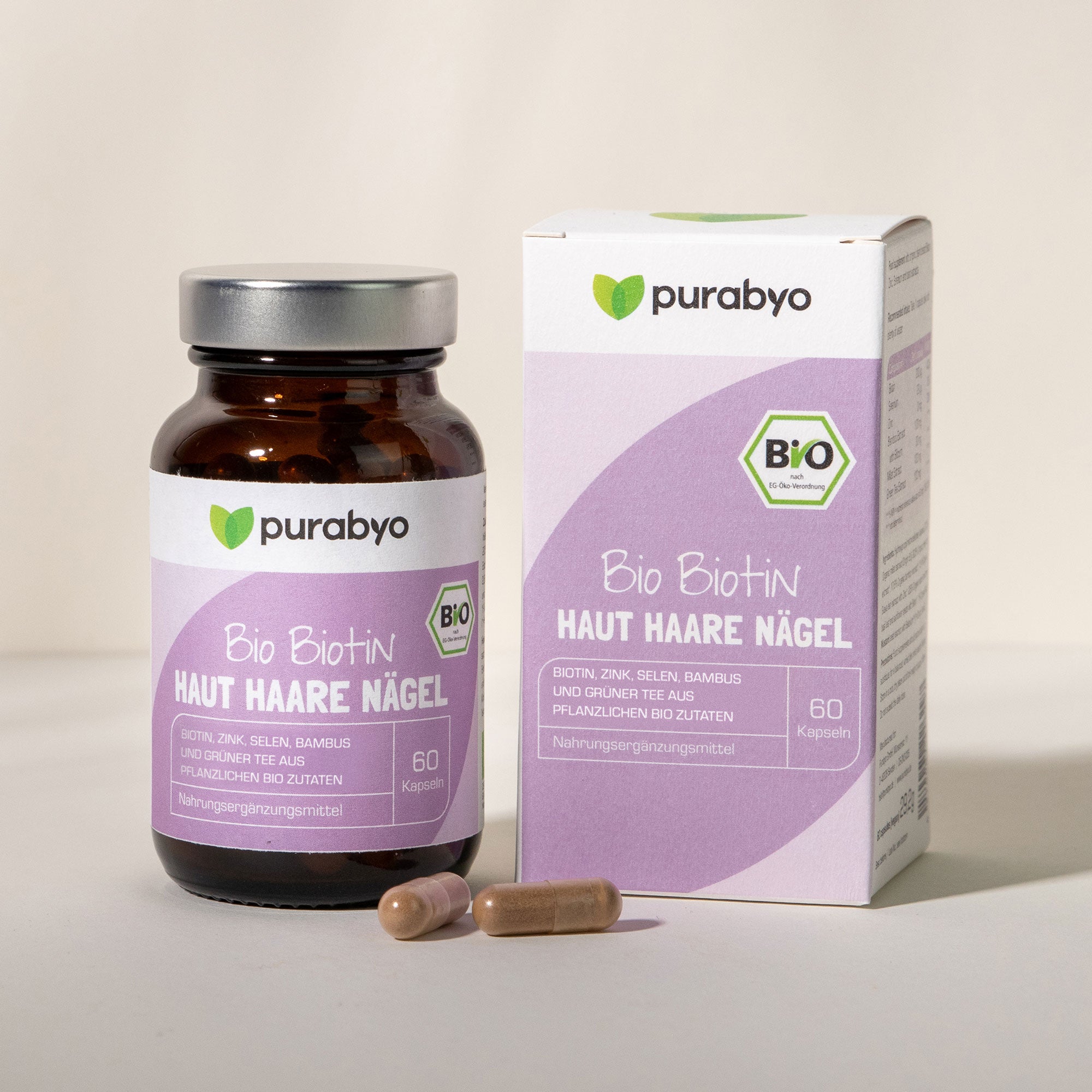 Bio Biotin - Haut, Haare, Nägel