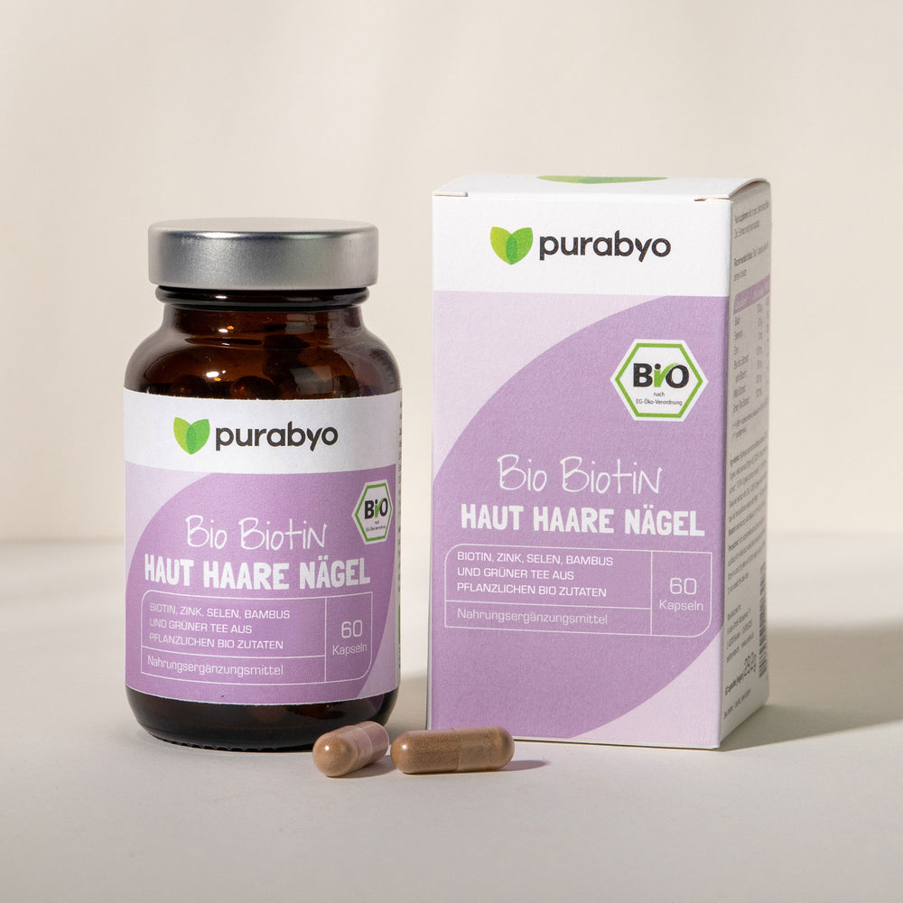 Bio Biotin - Haut, Haare, Nägel