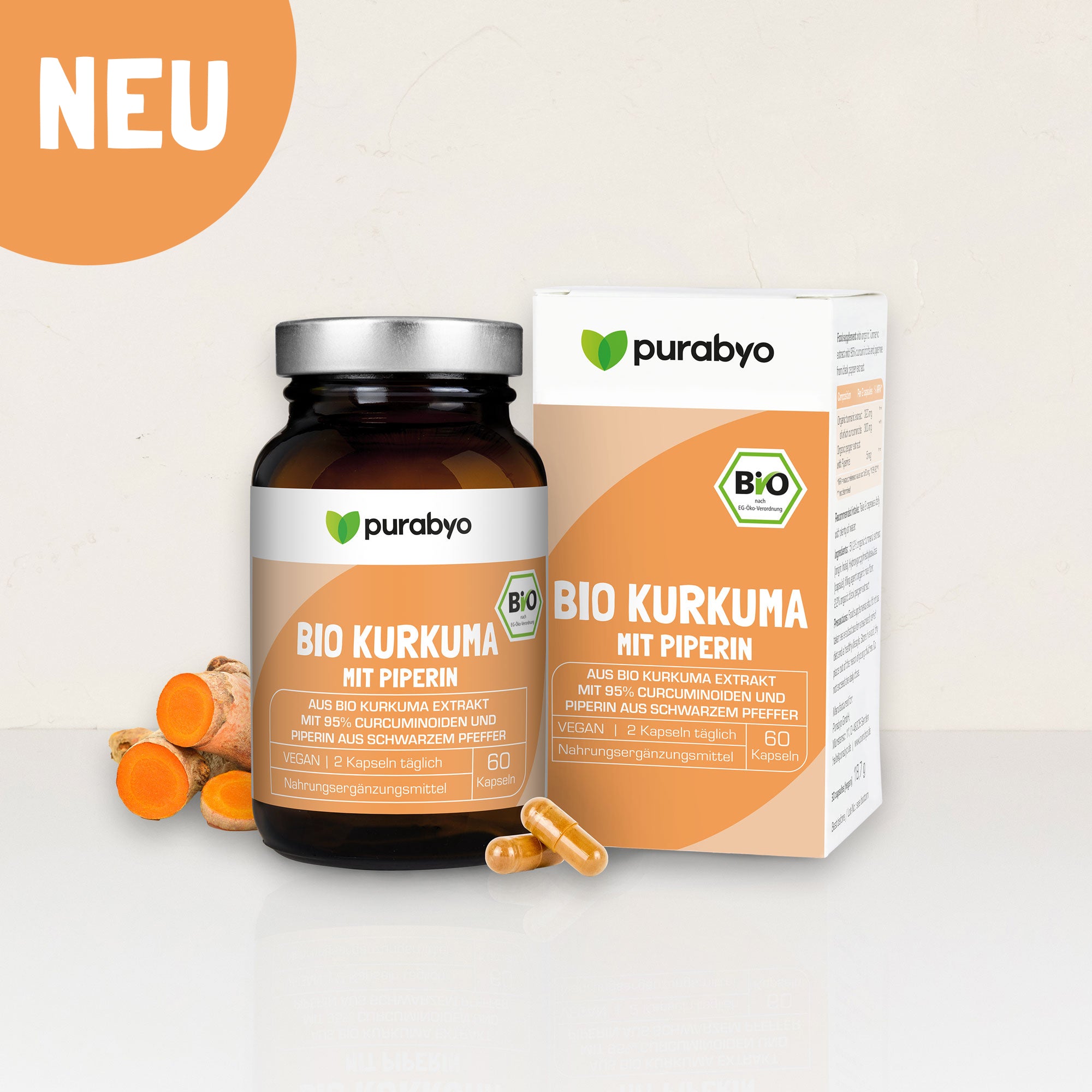 BIO KURKUMA EXTRAKT mit PIPERIN