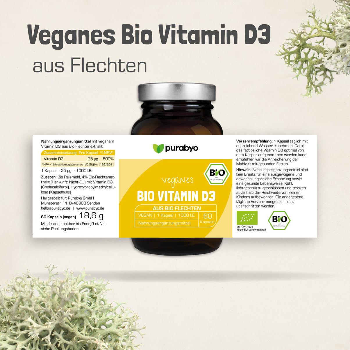 BIO VITAMIN D3 KAPSELN