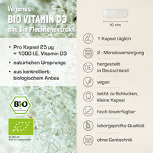 Lade das Bild in den Galerie-Viewer, BIO VITAMIN D3 KAPSELN
