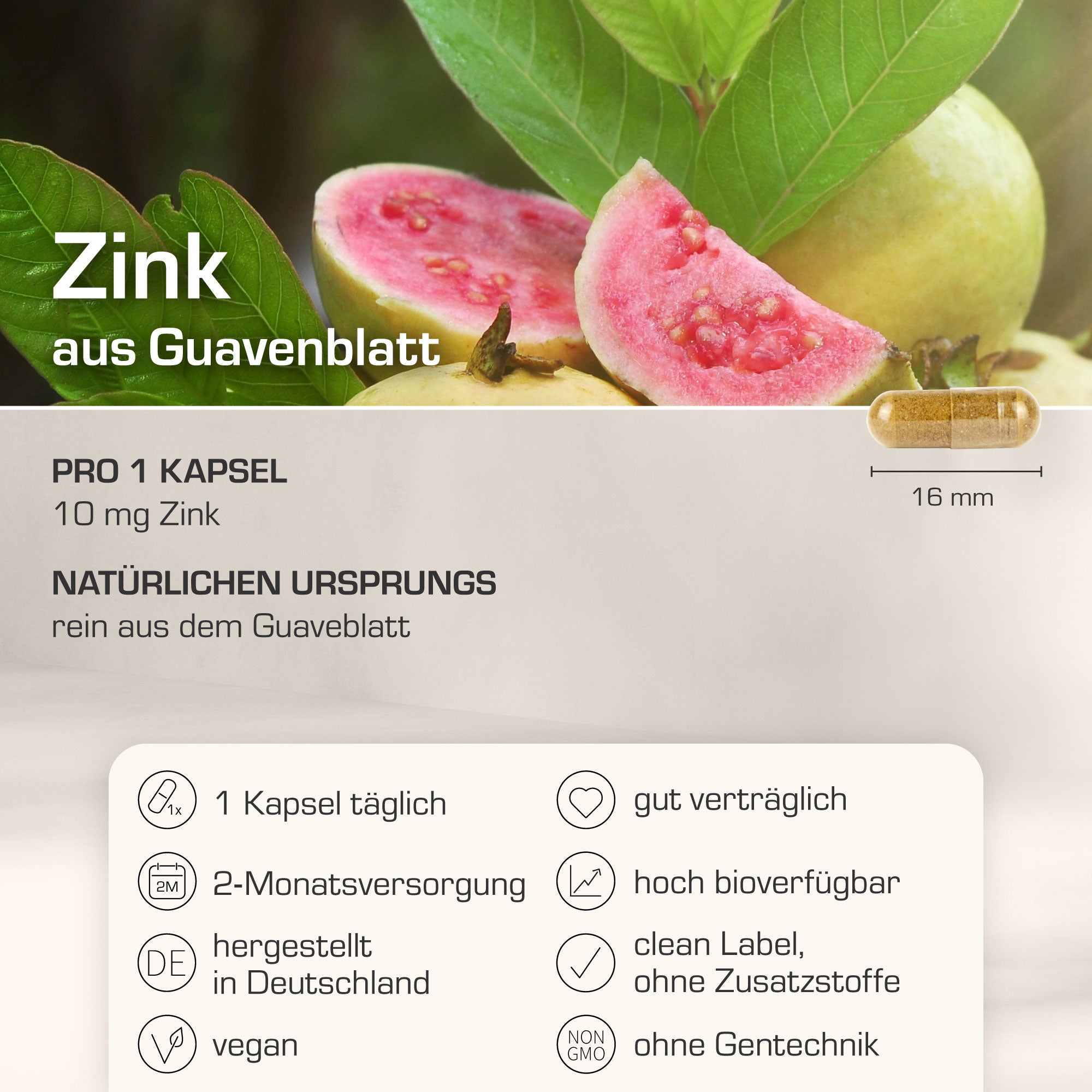 ZINK KAPSELN PFLANZLICH