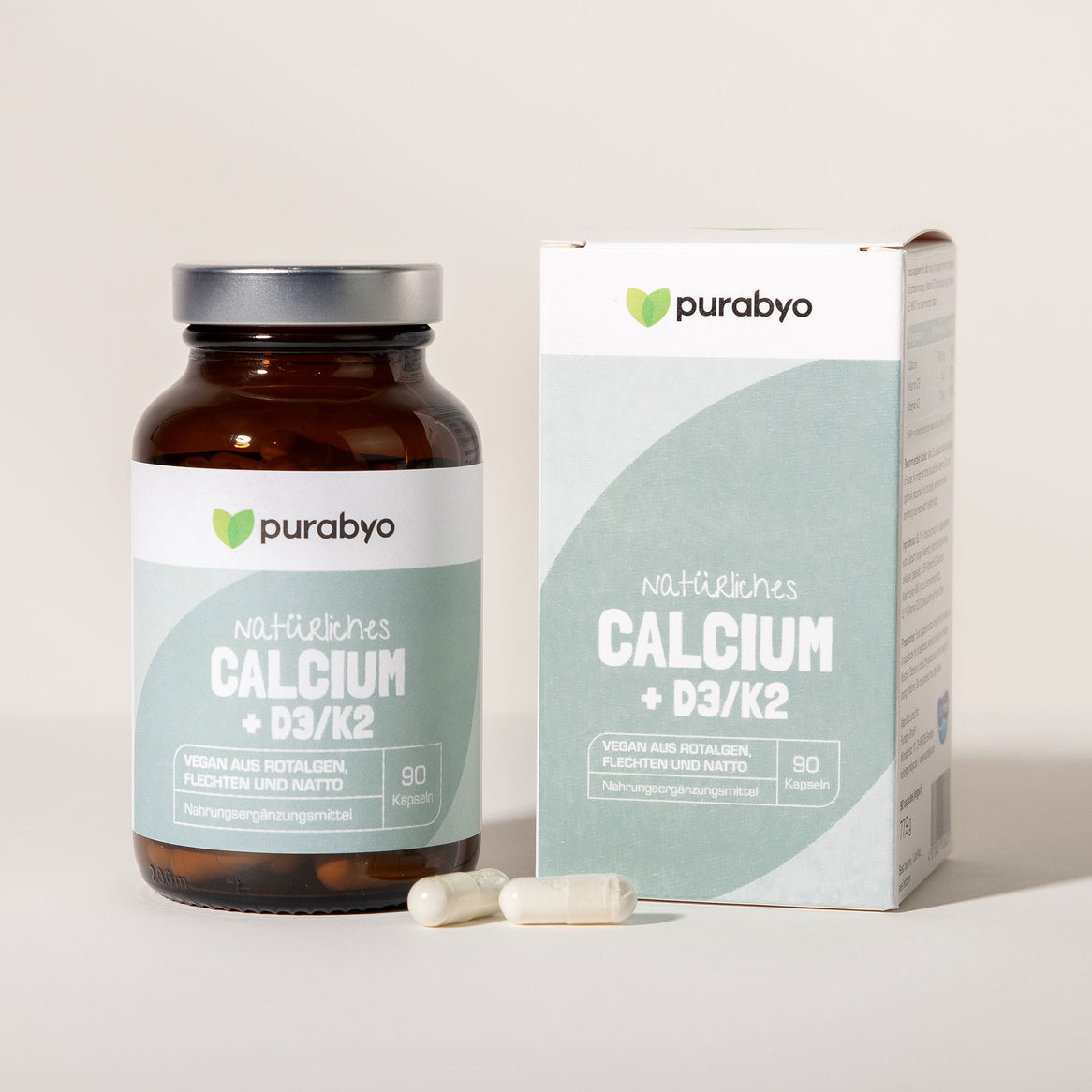 NATÜRLICHES CALCIUM + D3/K2